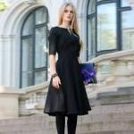 The Midi Dress with Tights