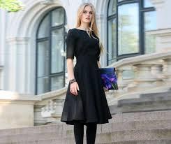 The Midi Dress with Tights