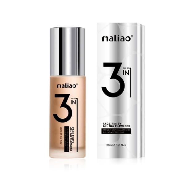 Maliao 3 In 1 Primer Conclear And Foundation In One 30ml