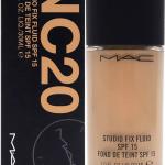 MAC Studio Fix Fluid Foundation NC15, NC20, NC25 30ml Each