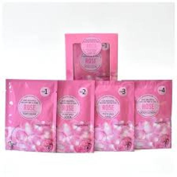 ROSE 4 in 1 Foot Care Set (Foot Soak , Scrub, Mud Mask, Lotion)