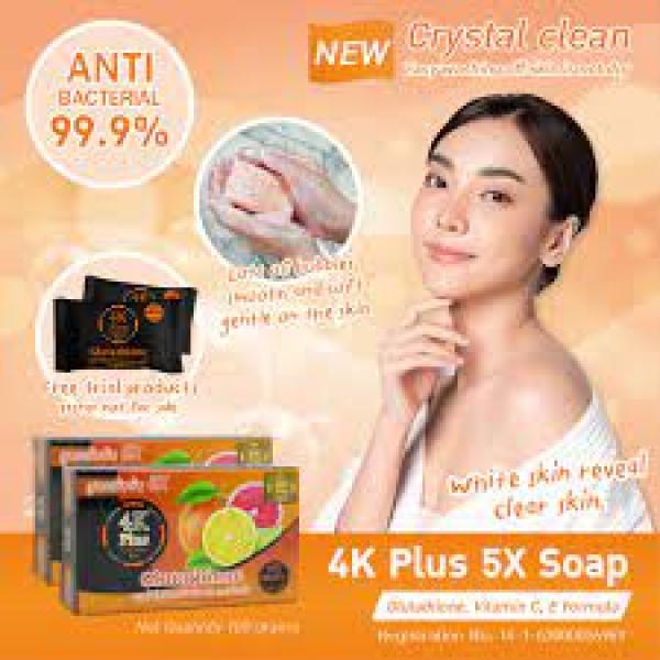 4K Plus Glutathione & Vitamin C & E Soap