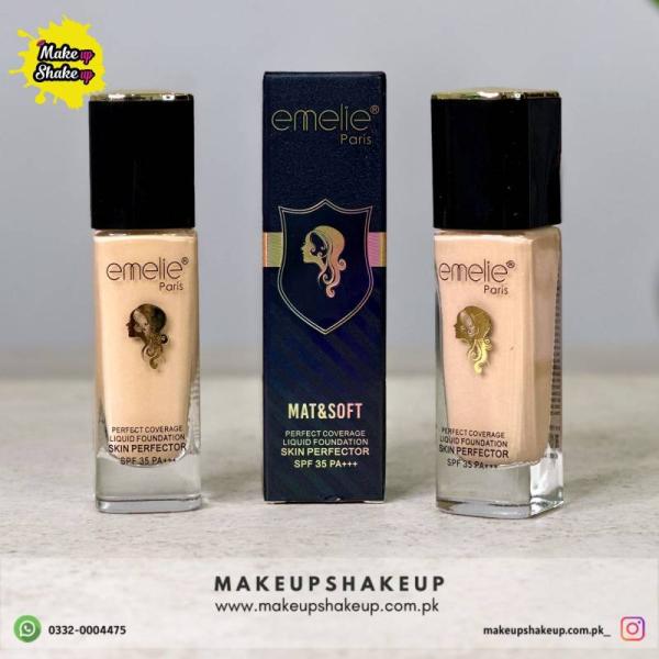 Emelie Mat & Soft Perfect Coverage Liquid Foundation 40ml